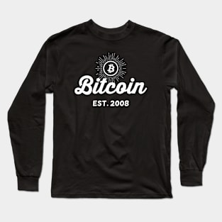 Bitcoin - Vintage Long Sleeve T-Shirt